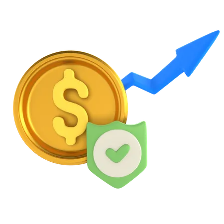 Financial Growth  3D Icon