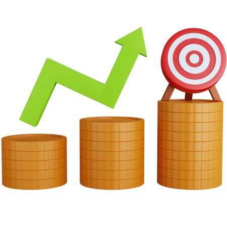 Financial Growth  3D Icon