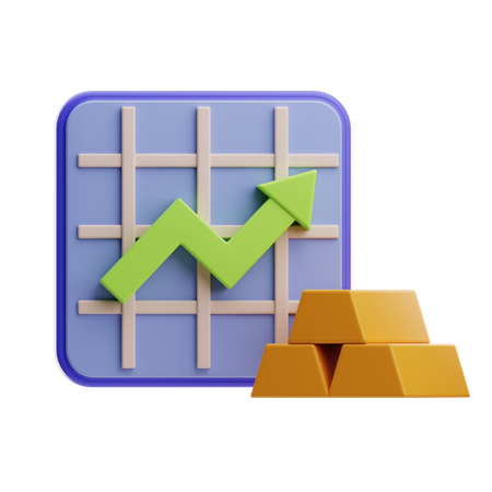 Financial Growth  3D Icon