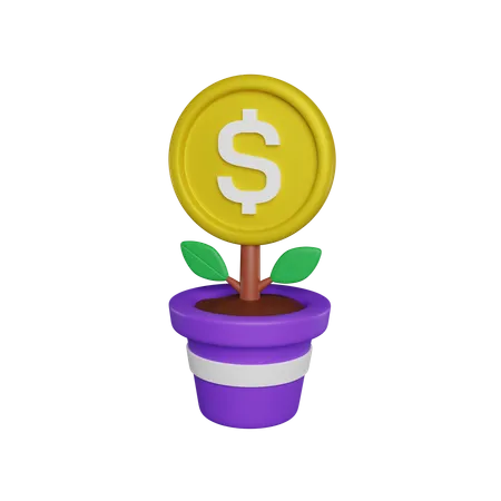 Financial Growth  3D Icon