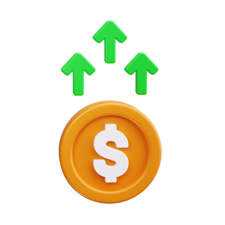 Financial Growth  3D Icon