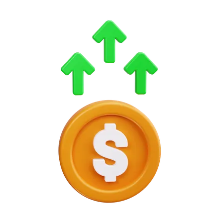 Financial Growth  3D Icon