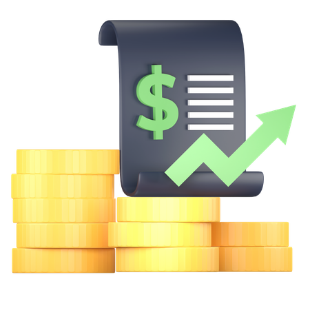 Financial Growth  3D Icon