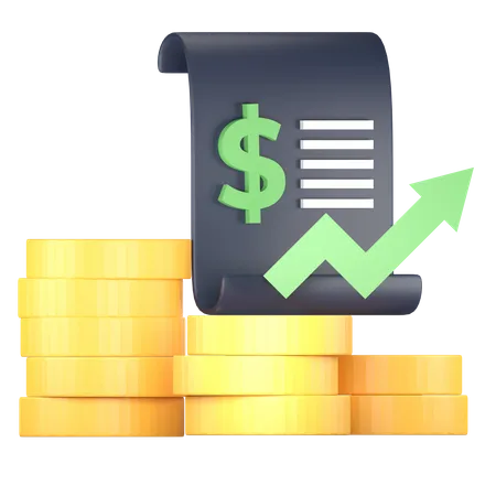 Financial Growth  3D Icon