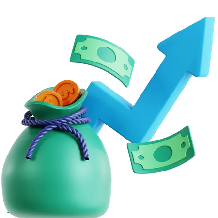 Financial Growth  3D Icon