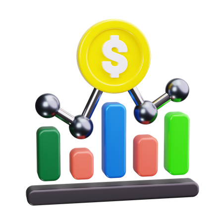 Financial Growth  3D Icon