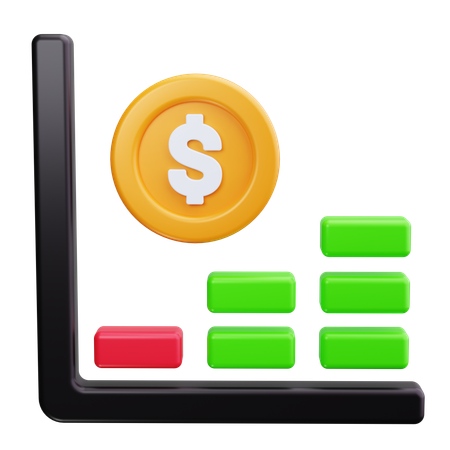 Financial Growth  3D Icon