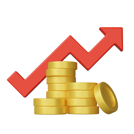 Financial Growth  3D Icon
