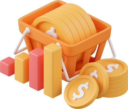 Financial Growth  3D Icon