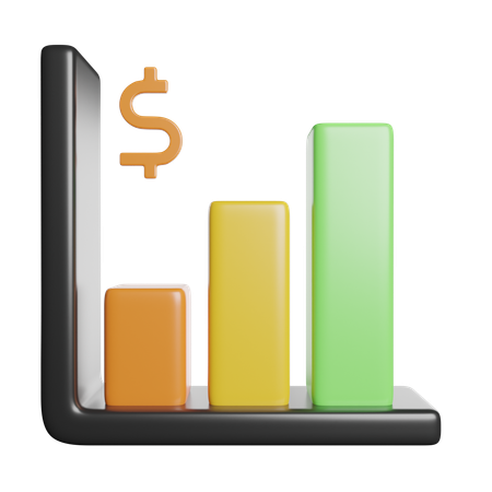 Financial Growth  3D Icon