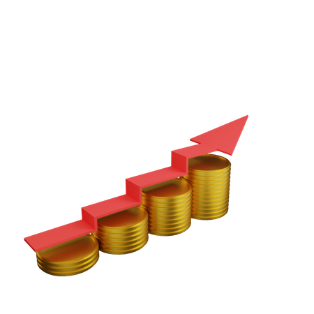 Financial Growth  3D Icon