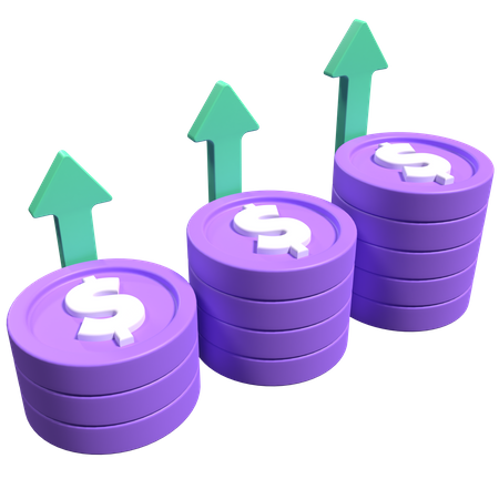 Financial Growth  3D Icon