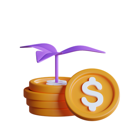 Financial Growth  3D Icon
