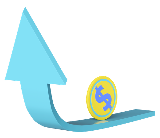 Financial Growth  3D Icon