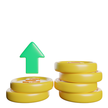 Financial Growth  3D Icon