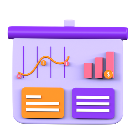 Financial Growth  3D Icon