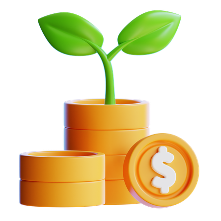 Financial Growth  3D Icon