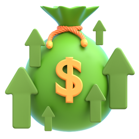 Financial Growth  3D Icon
