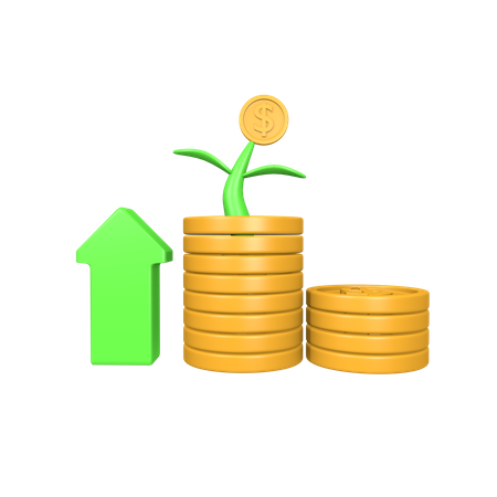 Financial Growth 3D Icon