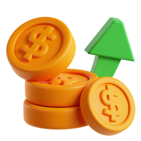 Financial Growth analysis  3D Icon