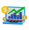 Financial Growth Representation with Graphs and Coins