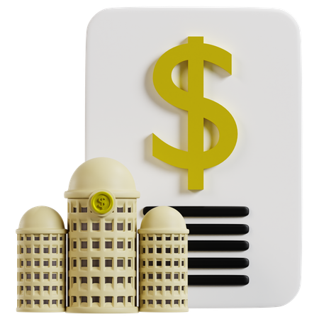 Financial Growth Visualization  3D Icon