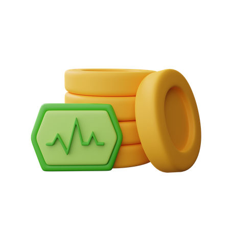 Financial health  3D Icon
