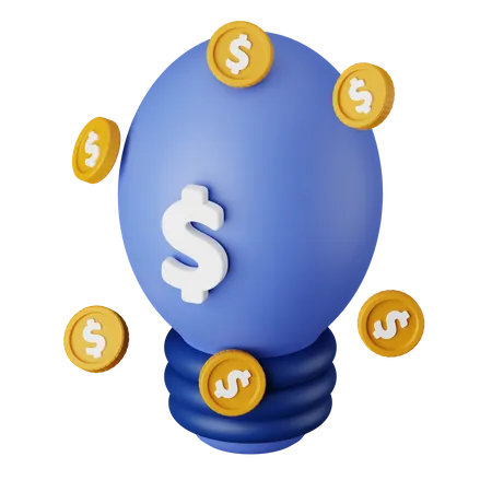 Financial Idea  3D Icon