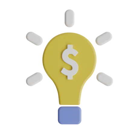 Idea Business Finance 3D Icon