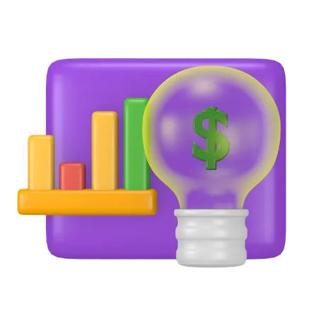 Financial Idea 3D Icon