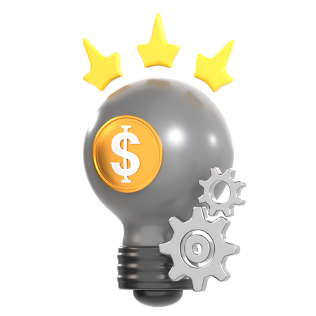 Financial ideas  3D Icon
