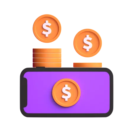 Financial Income  3D Icon