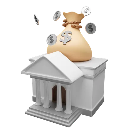 Financial Institute  3D Icon