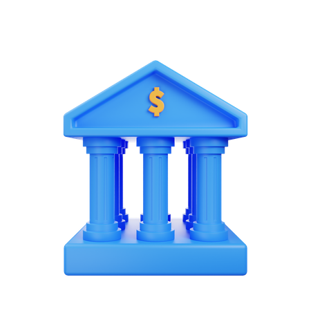 Financial Institute  3D Icon