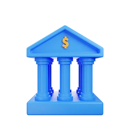 Financial Institute  3D Icon