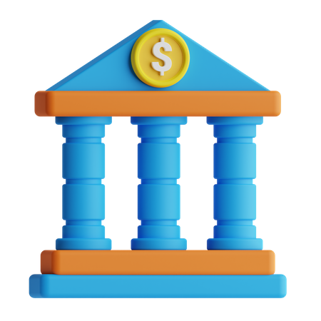 Financial Institute  3D Icon