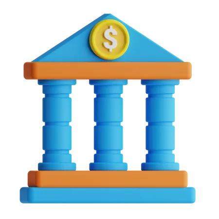 Financial Institute  3D Icon