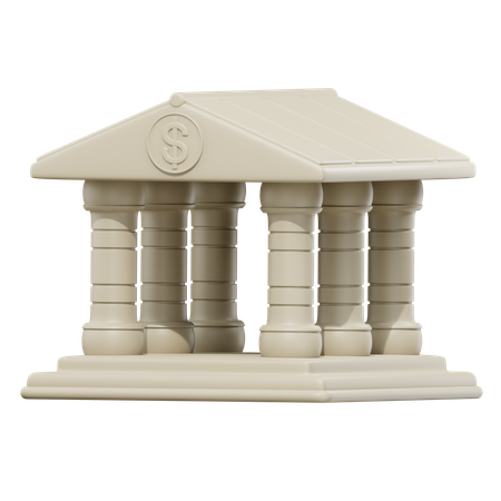 Financial Institute  3D Icon