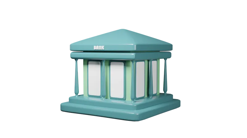 Financial Institute  3D Icon