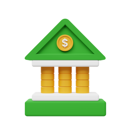 Financial Institute  3D Icon