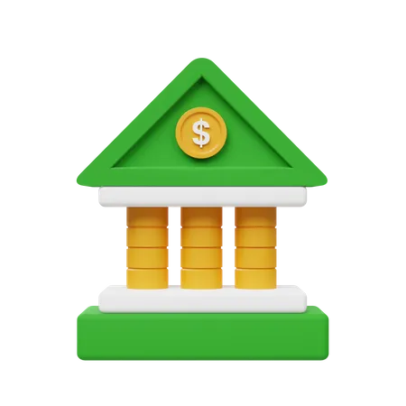 Financial Institute  3D Icon