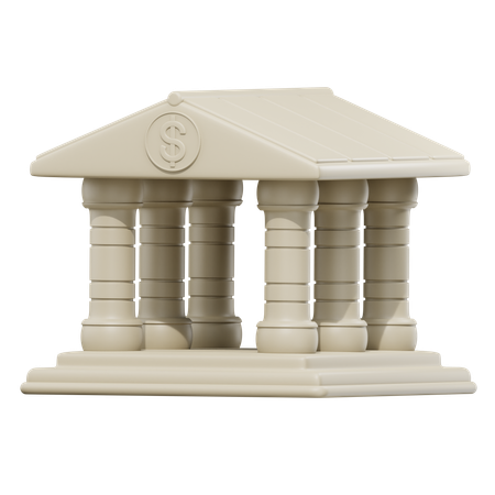 Financial Institute  3D Icon