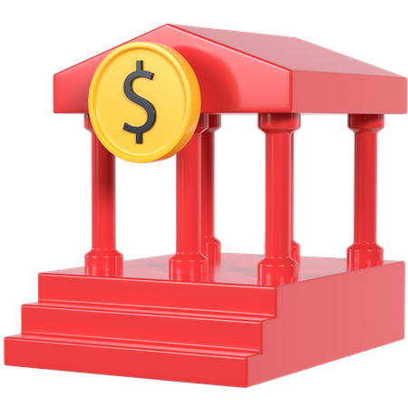 Financial Institute  3D Icon