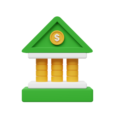 Financial Institute  3D Icon