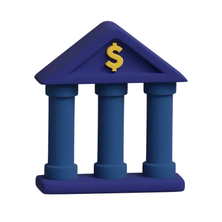 Financial Institution  3D Icon