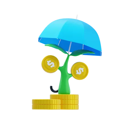 Financial Insurance  3D Icon