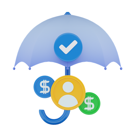 Financial Insurance  3D Icon