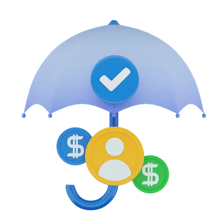 Financial Insurance  3D Icon