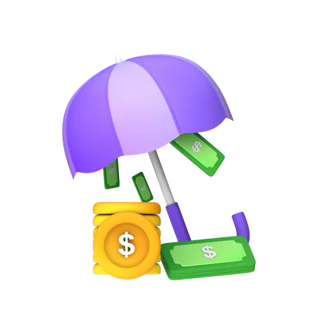 Financial Insurance  3D Icon