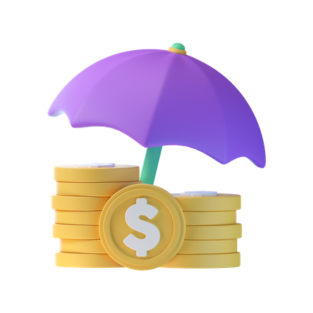 Financial Insurance  3D Icon